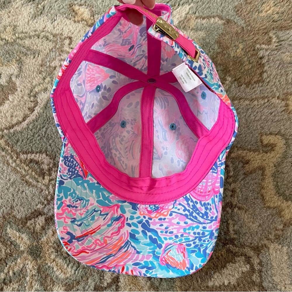 NWOT Lilly Pulitzer Run Around Hat - Picture 4 of 6
